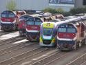 A Line Up Of Victorian Railways Diesels