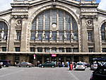 Facade of Gare du Nord Station, Paris