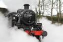 Ivatt Class 2MT # 41241 @ Haworth 06/01/2013.