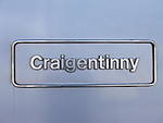 Name Plate of  HST 43300 Craigentinny.