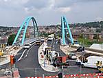 New road bridge nearing completion 05/06/2008.