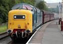 Deltic # 55022 @ Rawtenstall 29/08/2011.