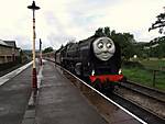 9F # 92214 @ the ELR Rawtenstall today 03/08/2008.