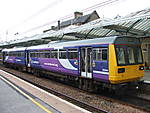 DMU # 142 003 @ Skipton 02/04/2008.