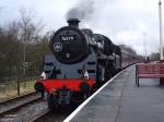 Standard 4MT # 76079 and Black Five # 45407 @ the ELR Steam Gala 21/02/09