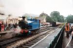 lakeside railway Blue tank engine