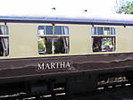 Coach stock on the Bitton Railway