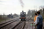 Tanker 69023 pulls into the station.East somerset Railway