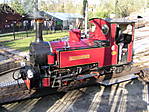 Longleats Railway, On the turntable.