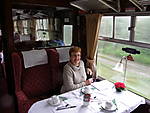 The Boss, Mrs Syd looking pleased to be a 1st Class passenger
