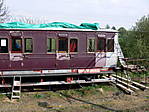 Barry Railway Coach No 163 being restored