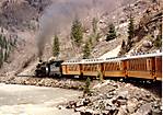 D&SRR along the Animas River