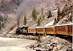 D&SRR along the Animas River