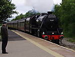 45407 heads the Cotton Mill Express