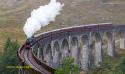 45407 On Glenfinnan Viaduct With The Jacobite.