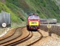 D1015 + 40145 at Teignmouth 15/05/10.