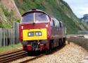 D1015 + 40145 at Teignmouth 15/05/10.