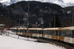 101 961 heads its' train towards the Brunig Pass