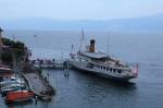 A view of Lac Leman (Lake Geneva) as seen from St Gingolph Station