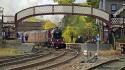 #45699 Framed With The Footbridge At Kirkby Stephen West.