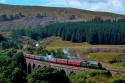 Class A4 # 60009 Crosses Dent Head Viaduct.
