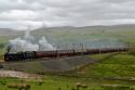 Scots Guardsman Tackling Shap In Very High Winds.