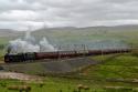 Scots Guardsman Tackling Shap In Very High Winds.