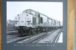 Pair of 37s visit  London Bridge on a rail Tour, 1980s