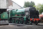 Lord Nelson resting at Loughborough-GCR