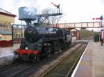 Loco No 76079 at Ramsbottom Station