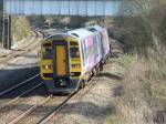 Class 158 No.158844 approaching Langley Mill.