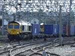 Class 66 No.66593 at Stafford.