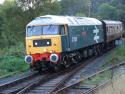 Class 47 No.47580 Arriving At Highley.