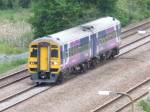 Class 158 passing Bennerly