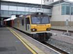 Class 92 passing Nuneaton