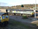 Class 66 Nos 66304 and 66301 at Chaddesden sidings