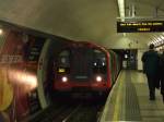 Waterloo and City line unit arriving at Bank