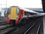 Class 458 No.8023 resting at Clapham Junction