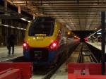 Late night arrival at St.Pancras.Class 222 No.222018