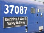 37087 NAME PLATE AT CARLISLE 01.08.2009