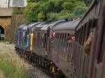 WINDOW SHOT OF 37087 AND 37676 ON THE CUMBRIAN CRUSADER 01.08.2009