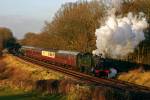 GWR Prairie 4141 approaching Kinchley Lane on the GCR