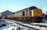 Crewe Works - Withdrawn Class 40s in Flag Lane Yard