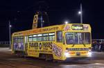 Blackpool centenary tram 644 at the Pleasure Beach