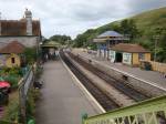 Corfe Castle Signal Box Under Construction - 17 08 09