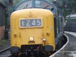 55019 fusilier coming into Pickering in rain17 08 08