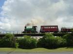 'Melior' passes over Milton Regis Viaduct