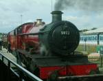 Harry Potter train, Olton Hall, at NRM 6th September 2009
