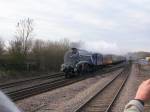 Sir Nigel Gresley passes Syston 28.02.2009