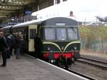 Class 101 DMU at Loughborough Central Stn 22.02.2009